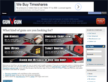Tablet Screenshot of gunvgun.com